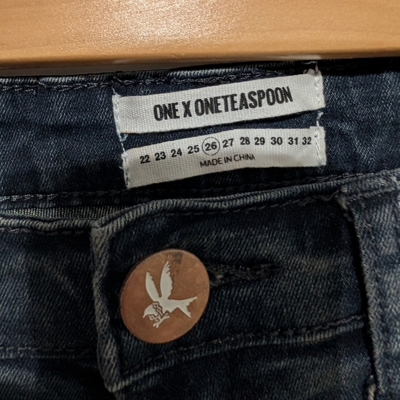 One x OneTeaspoon Low Rise Skinny Jeans - Picture 2 of 4